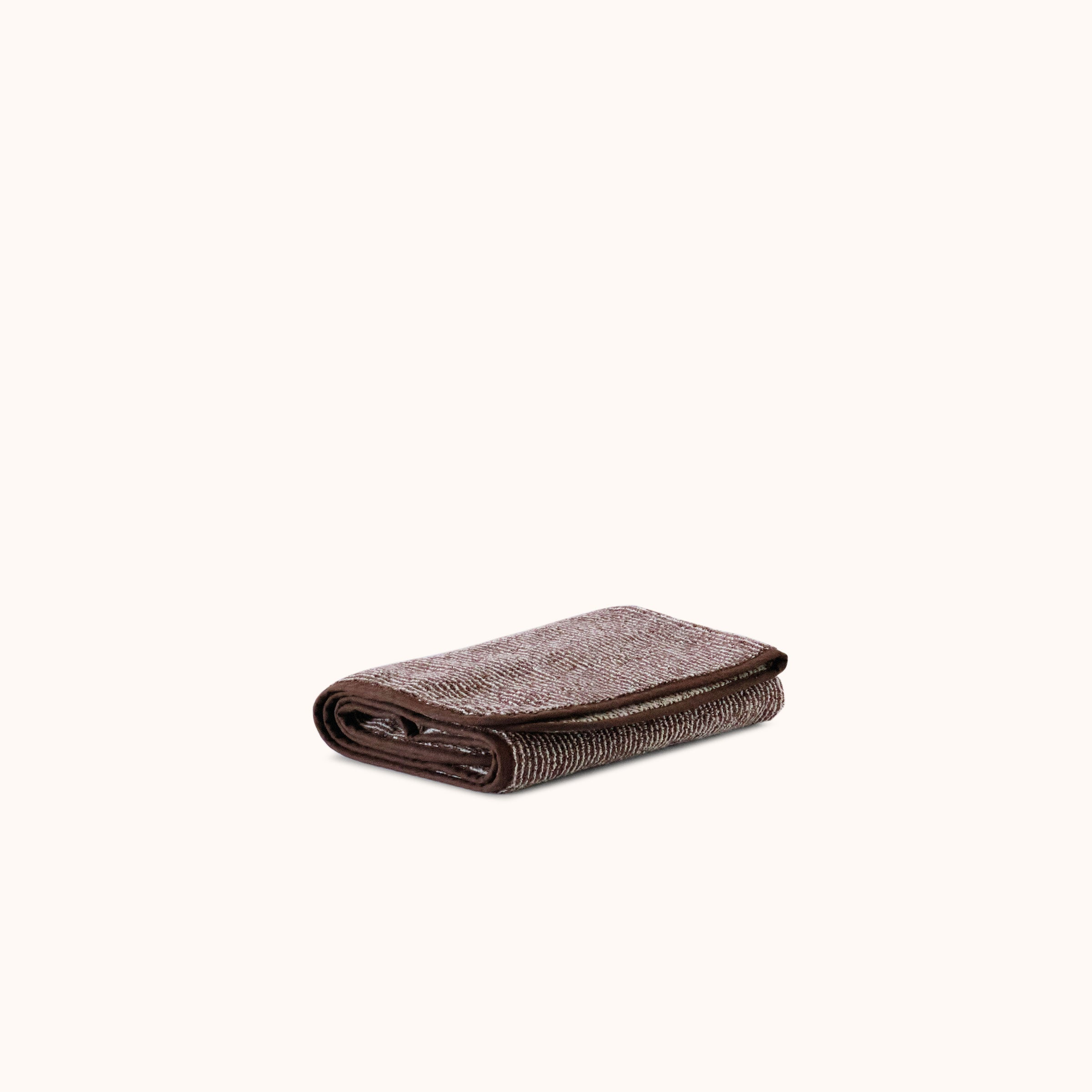 Striped Terry - Marrón, Hand Towel – Morrow Soft Goods