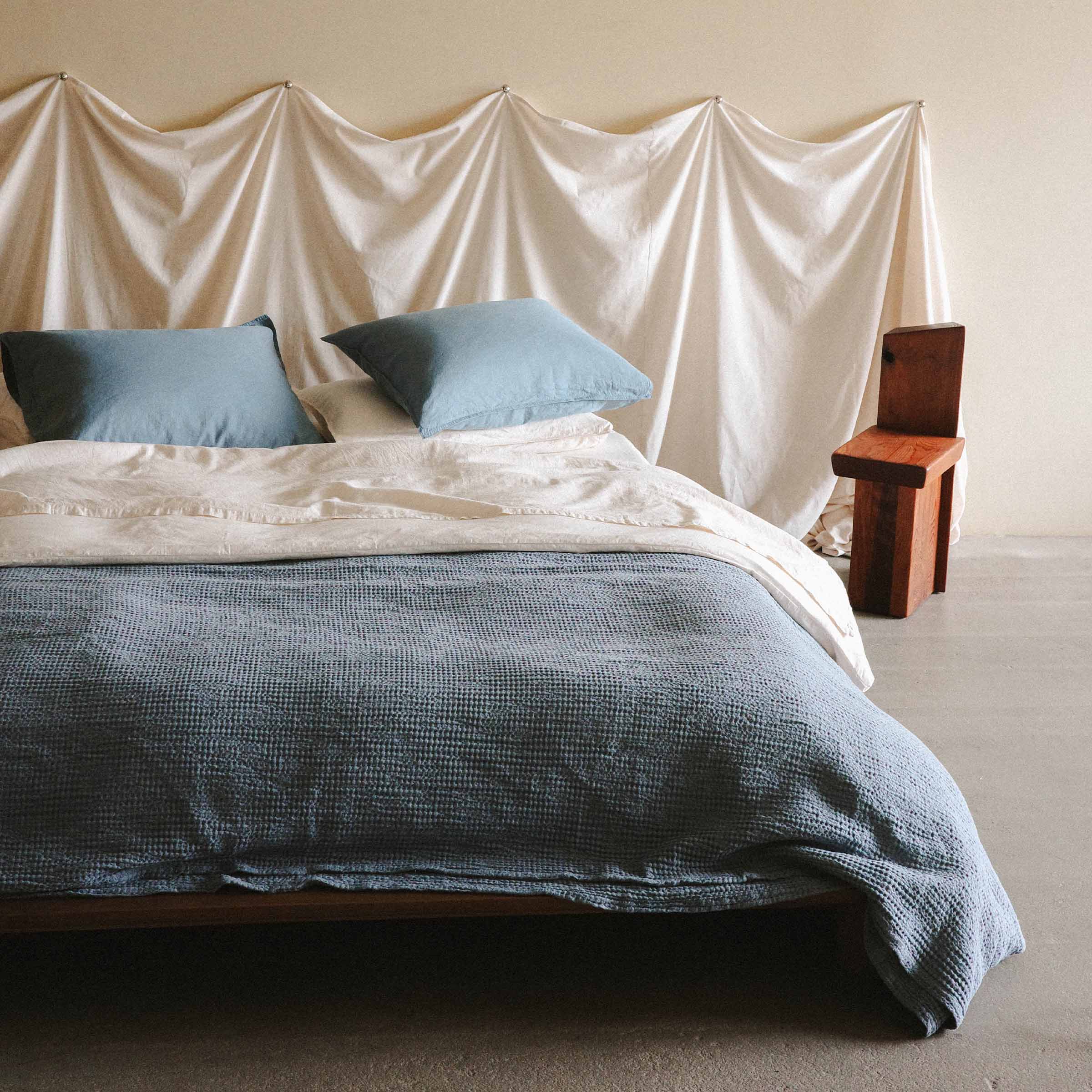 Emmanuella Coverlet - Celeste – Morrow Soft Goods
