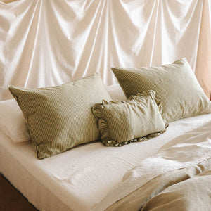 Mini Ruffle Lumbar Pillow