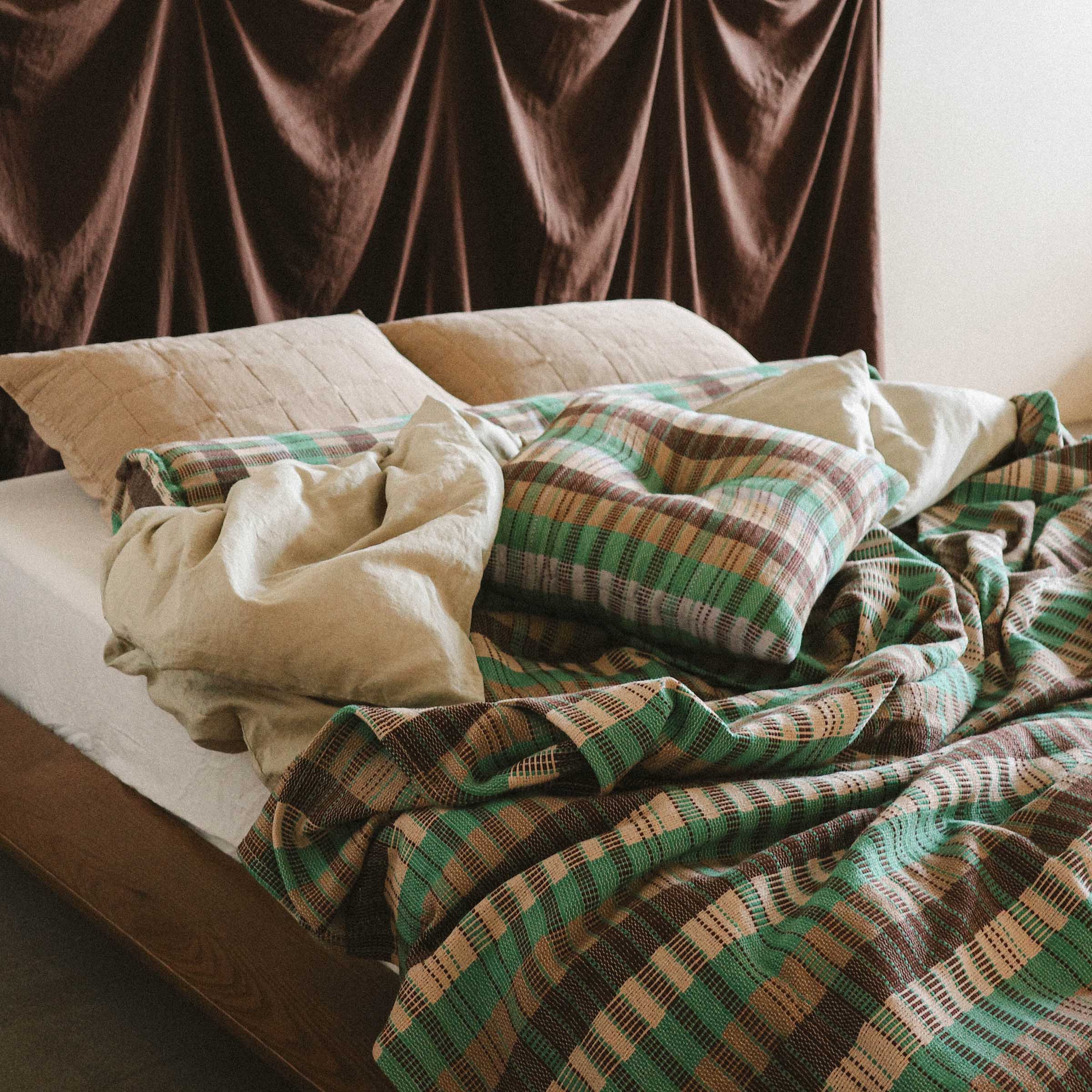 Yara Bed Cover - Cocoa / Palma – Morrow Soft Goods