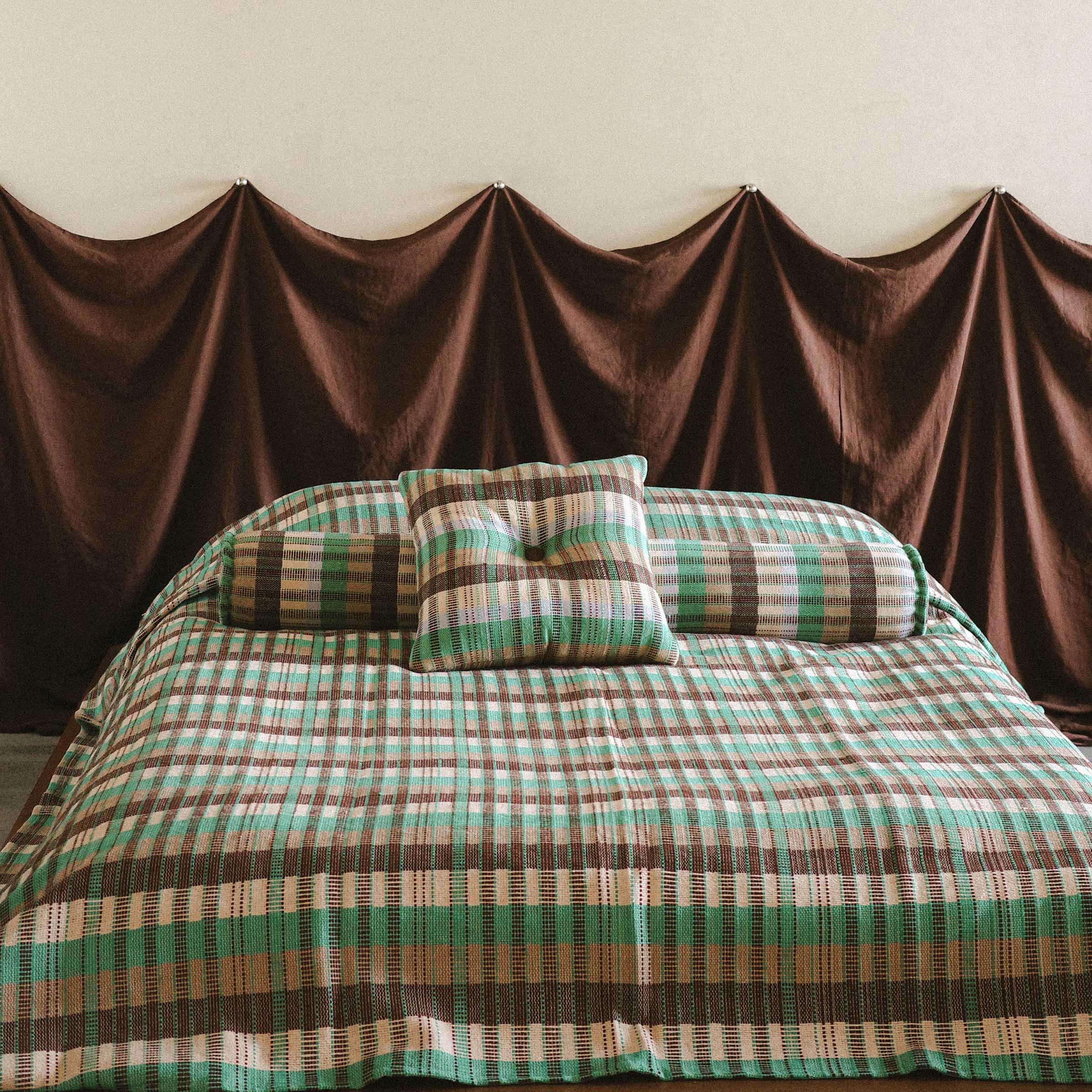 Yara Bed Cover - Cocoa / Palma – Morrow Soft Goods