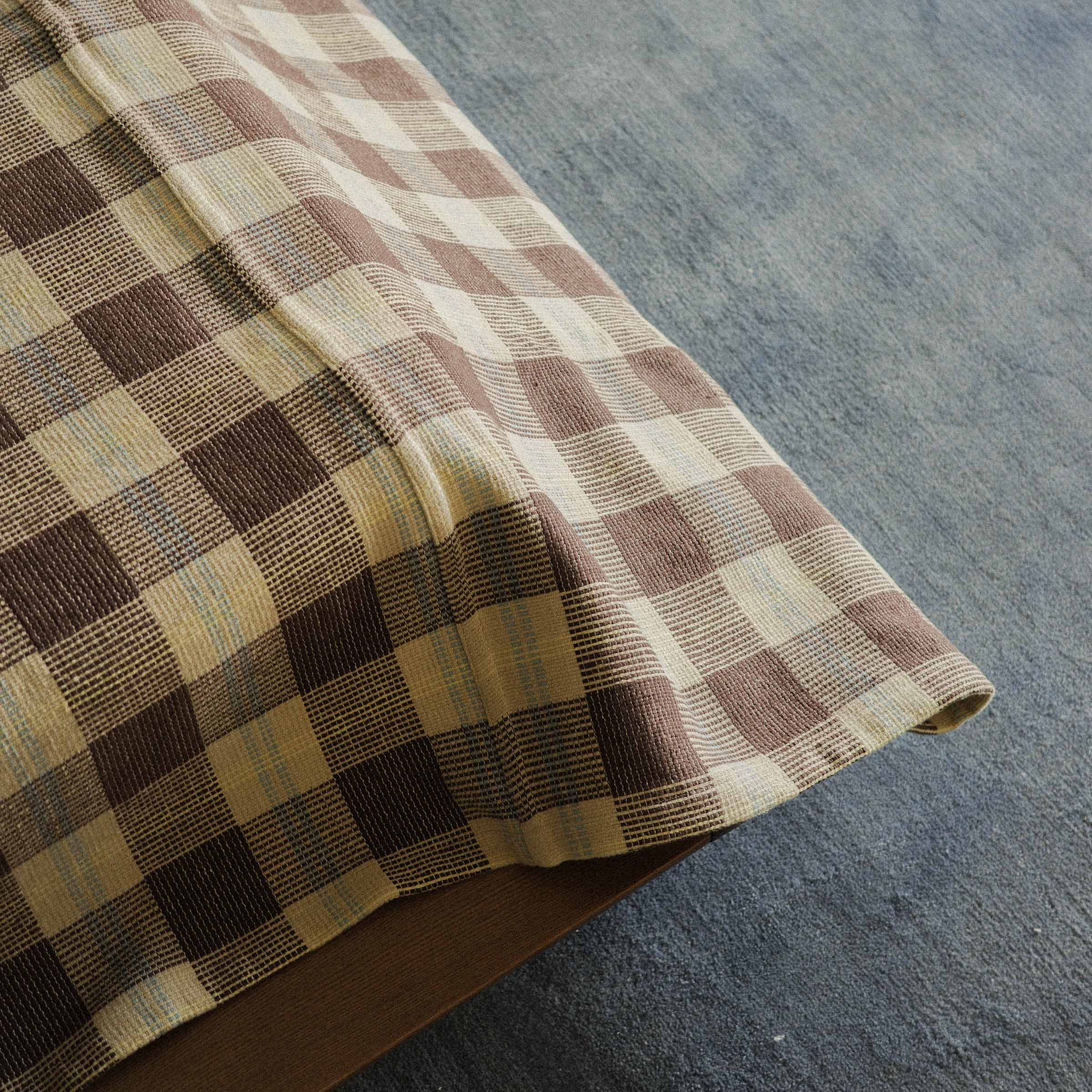 Mina Bed Cover - Brown / Flax – Morrow Soft Goods