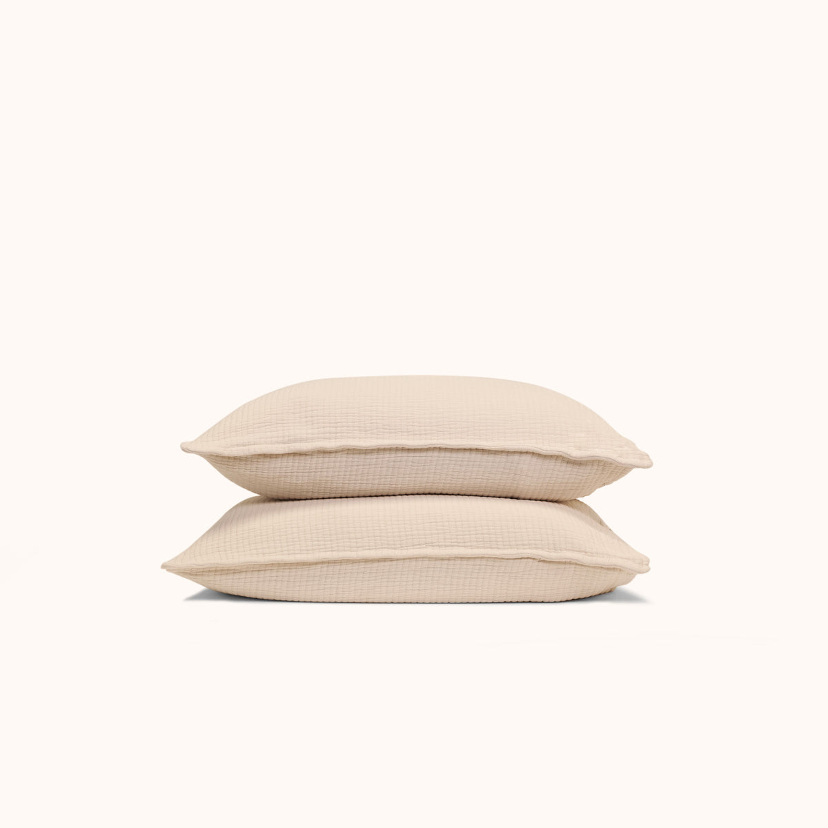 Gia Pillowcase Set Bisque Standard