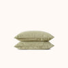 Pillowcase Set - Laurel Green Stripe, Standard