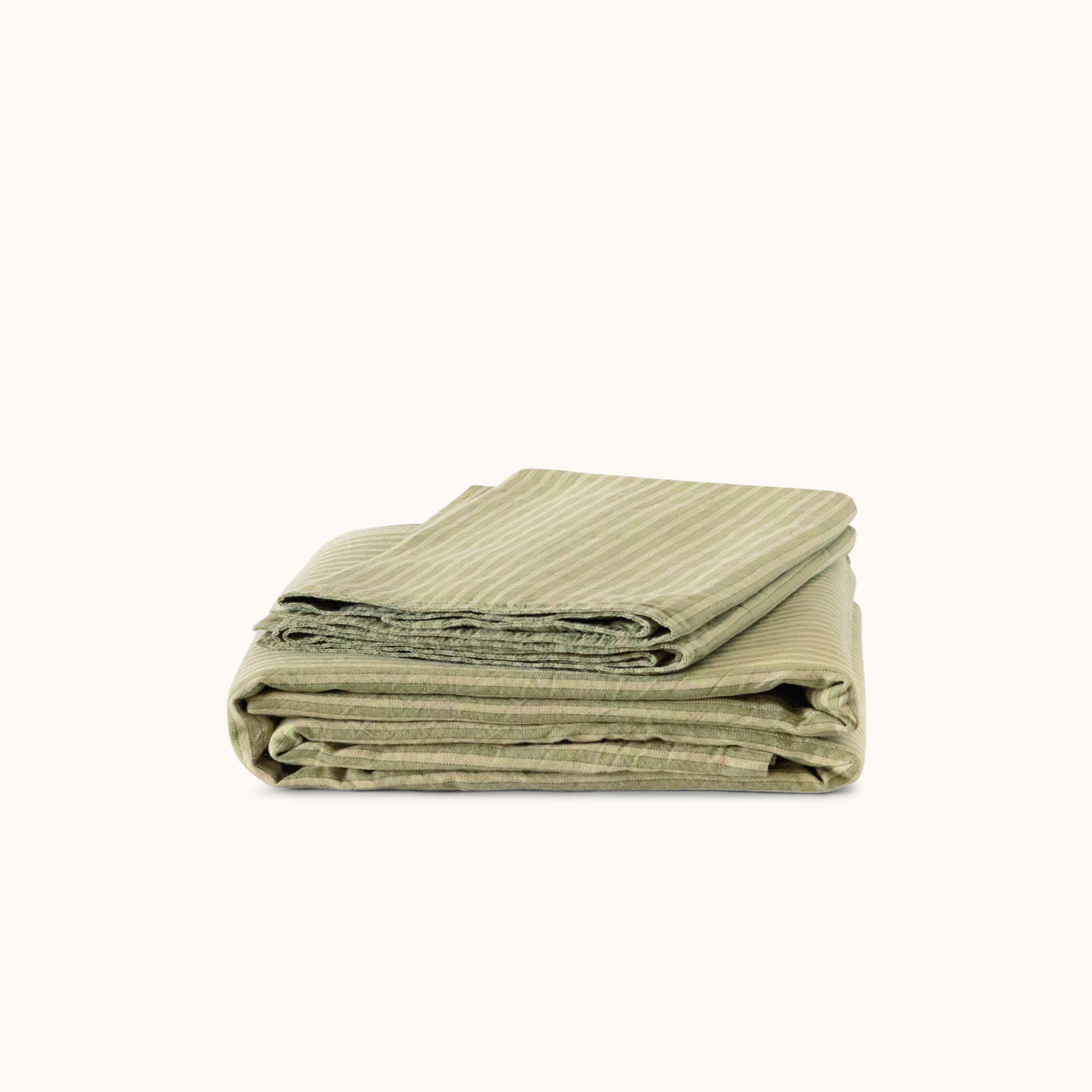 Sheet Set - Laurel Green Stripe, King