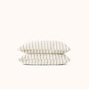 Pillowcase Set - Oat / Lotus Stripe, King
