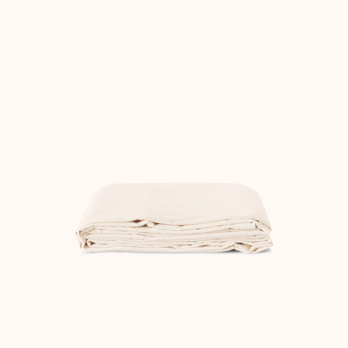 Flat Sheet Organic Percale Oat Twin