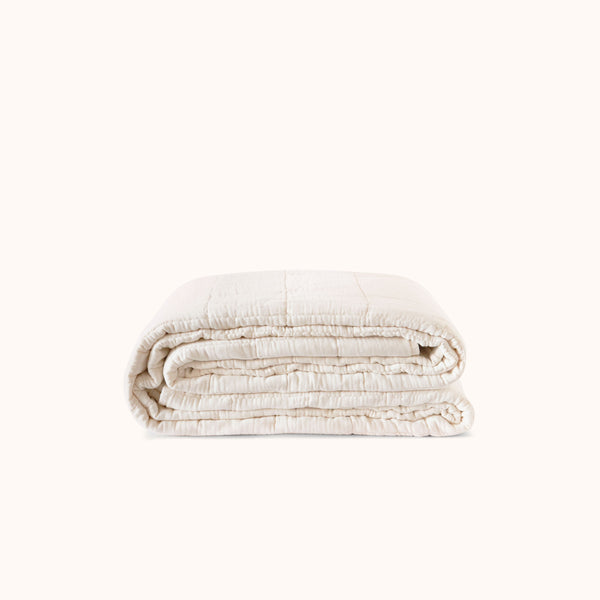 Cotton Gauze Quilt - Ecru, King/Cal King – Morrow Soft Goods