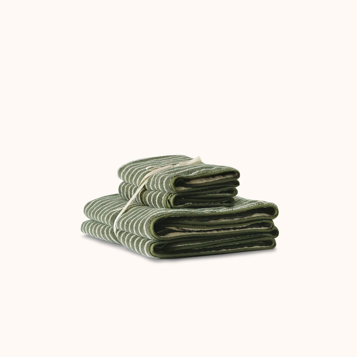 Striped Terry Towel Bundle Juniper