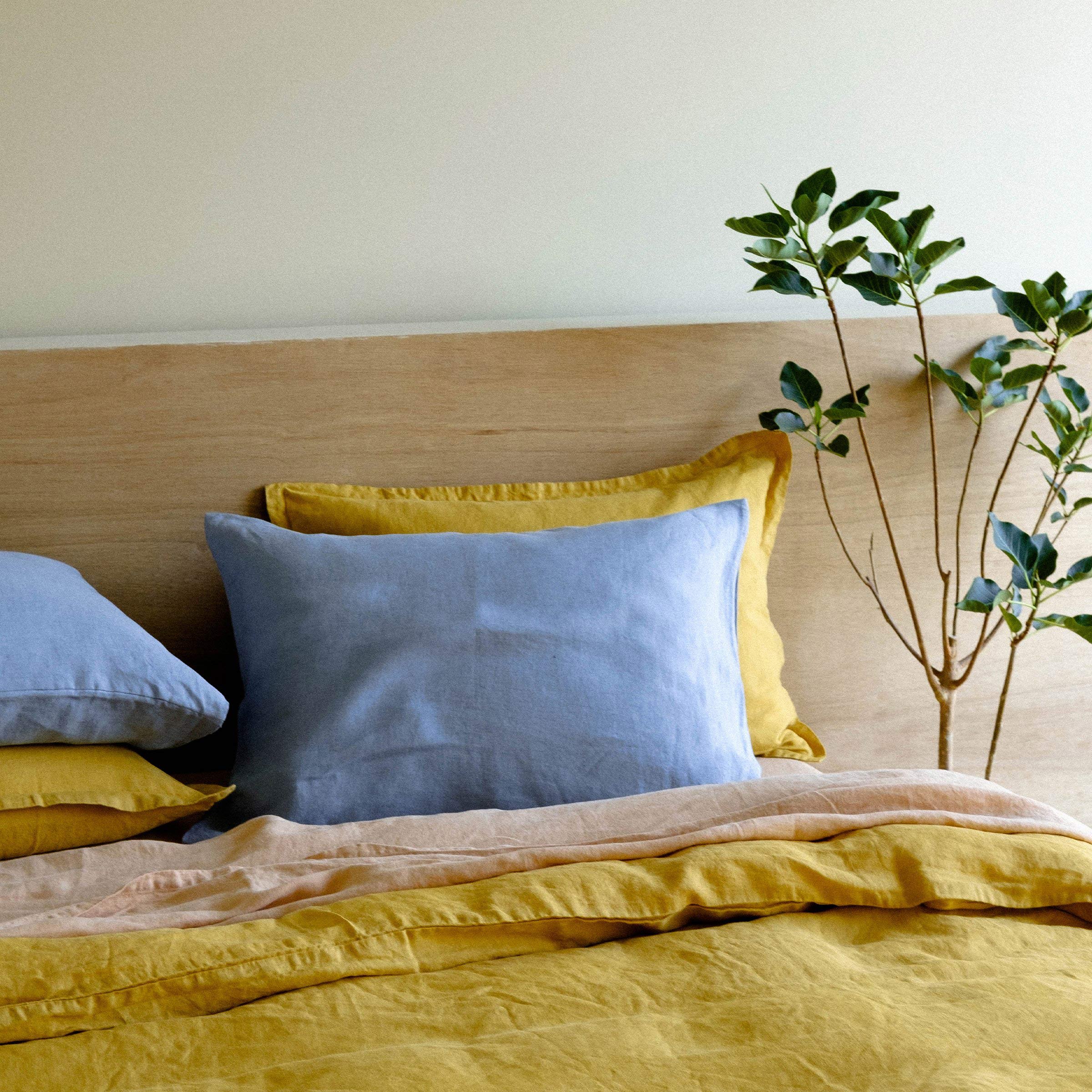 Morrow Soft Goods Heirloom Linen Duvet Set - Thumbnail 5